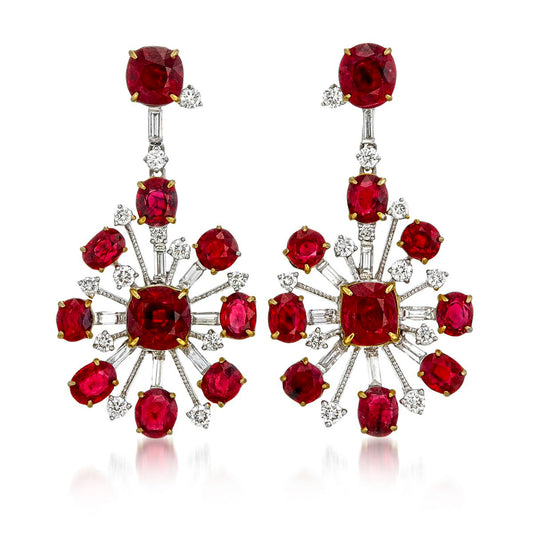Metamorphosis Precious Ruby Earrings