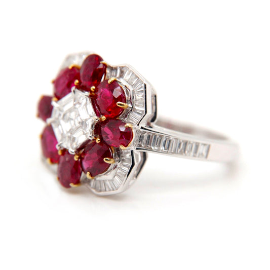 Octad Avant Grade Ruby Ring